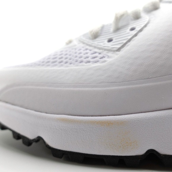 Nike Air Max 90 G Mens Golf Shoes Size 8 CU9978 101 White Black Spikeless main image 7